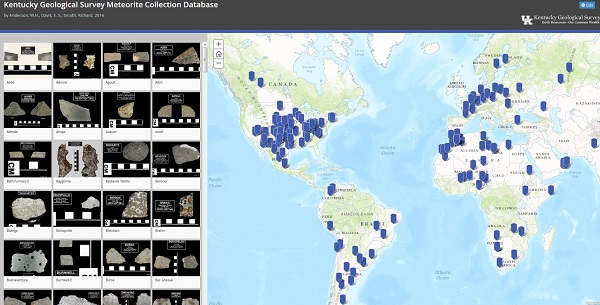 Kentucky Geological Survey Meteorite Database 